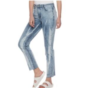 WASH LAB DENIM Womens 32 Vera Ankle Straight Leg Jeans NEW